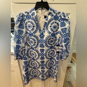 Jessica Howard Blue and white dress .. NWT sz 6P